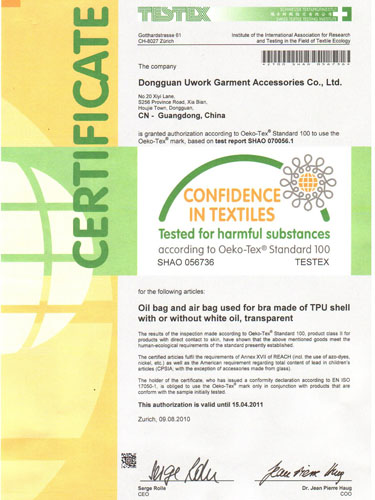 2010 CERTIFICATE